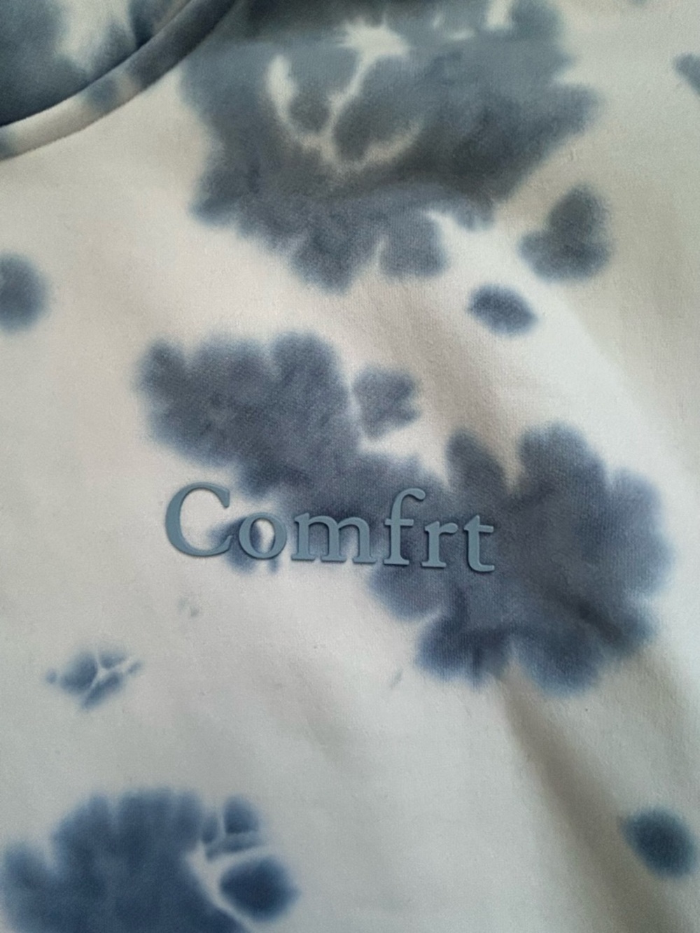 Comfrt Brand Blue Tie-Dye Hoodie & Sweatpants Set - Women's - Size Small - Picture 3 of 10